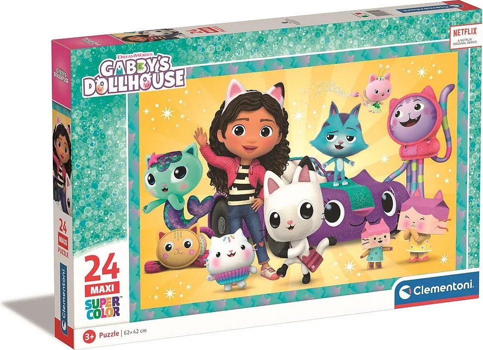 Gabi babaháza Sparkling 24 db-os maxi puzzle Clementoni