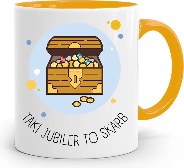 Ékszerésznek Sárga Bögre Egy Ilyen Ékszer Kincs, fényképes nyomtatással