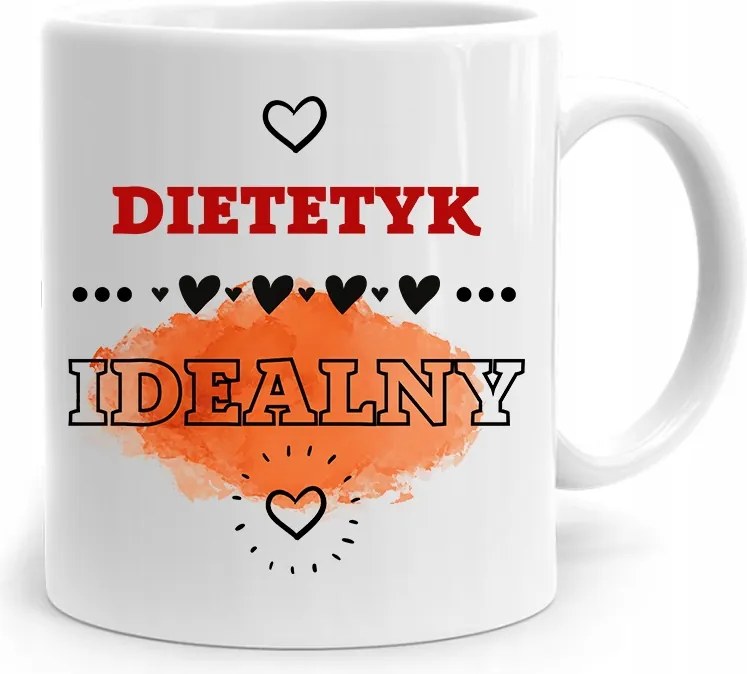 Dietetikus Bögre Tökéletes Dietetikus Nyomtatott Fotóval