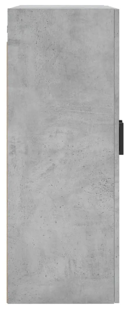 2 db betonszürke faliszekrény 69, x 34 x 90 cm