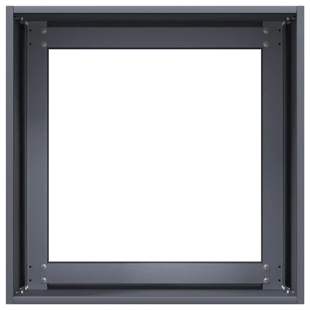vidaXL antracitszürke hidegen hengerelt acél növénytartó 40x40x40 cm