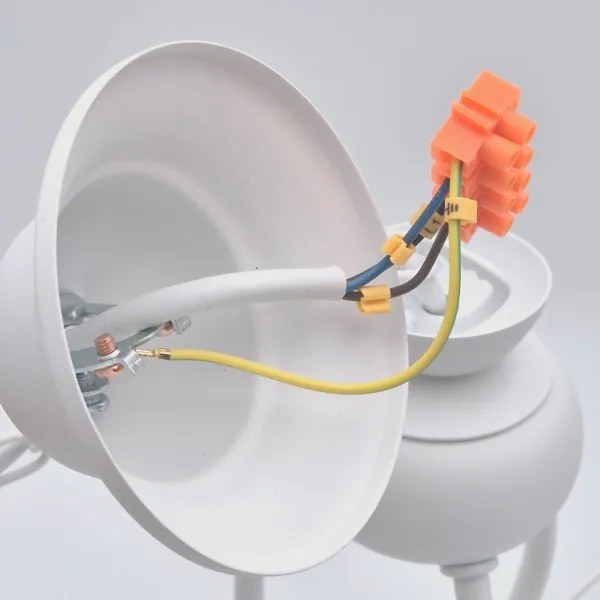 Csillár láncon RETRO II 3xE27/60W/230V fehér