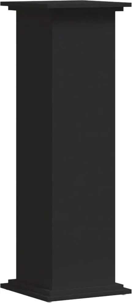 vidaXL fekete szerelt fa növényállvány 33 x 33 x 100 cm