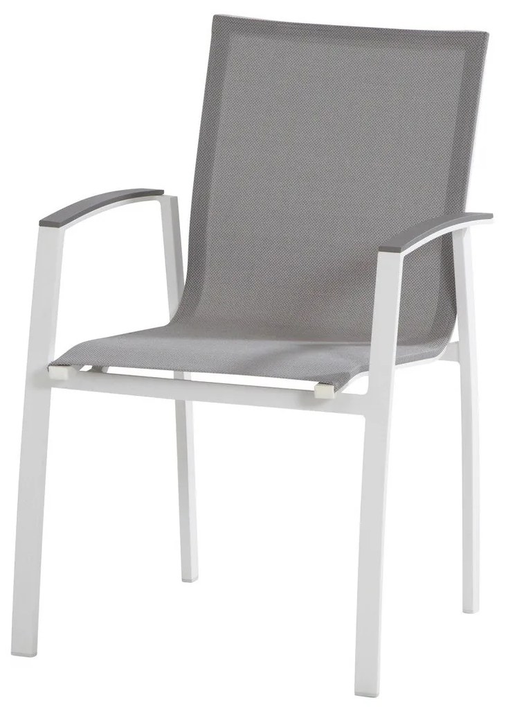 Heritage teak Torino étkezőgarnitúra fehér 1+6