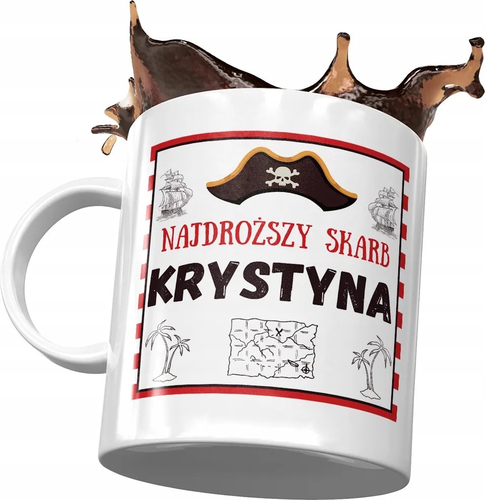 Krisztina Születésnapi Bögre Névnapi Ajándék Nyomtatott Fotóval