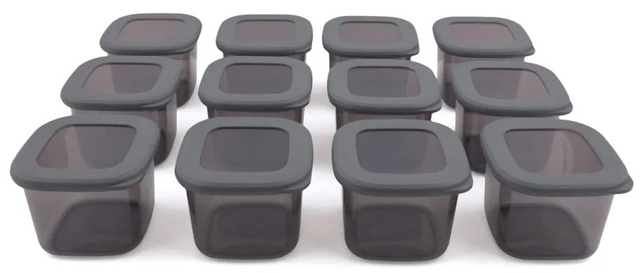 Műanyag élelmiszertartó doboz szett 12 db-os – Hermia