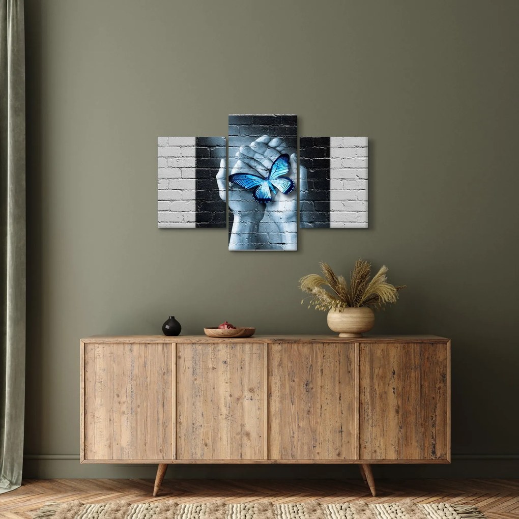 A pillangó képe a falon (90x60 cm)