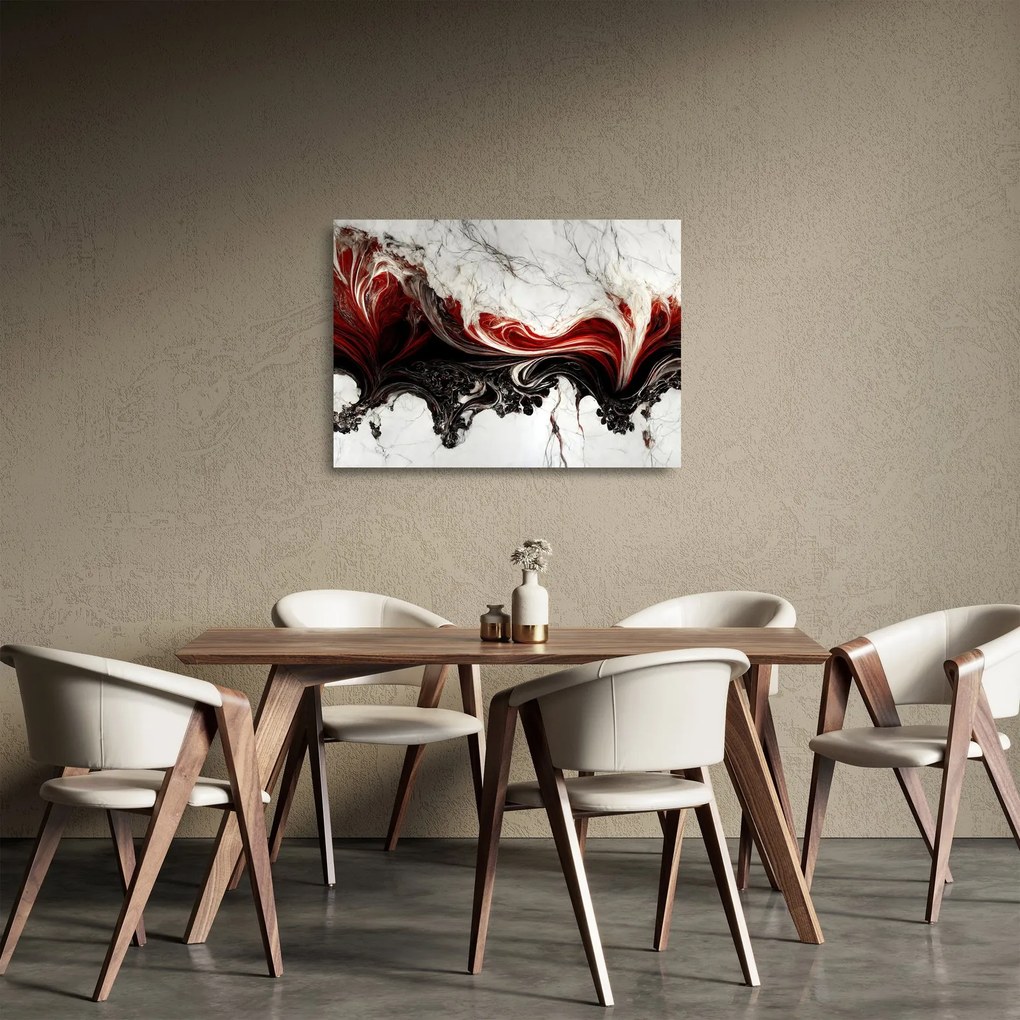 Üveg kép - Modern absztrakció (70x50 cm)