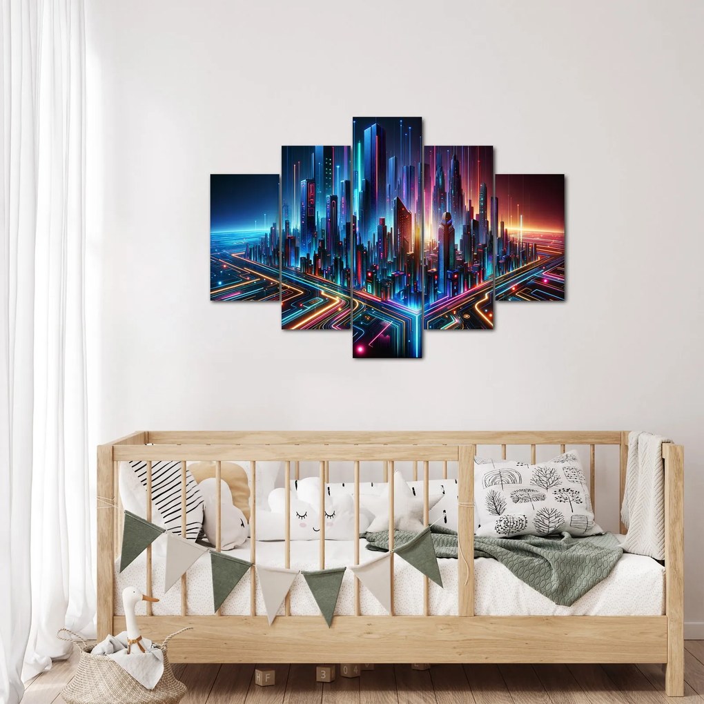 Kép - A jövő városa (150x105 cm)
