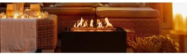 Planika Rio GAS - Kültéri gáz kandalló 41,4x69,8 cm 10kW