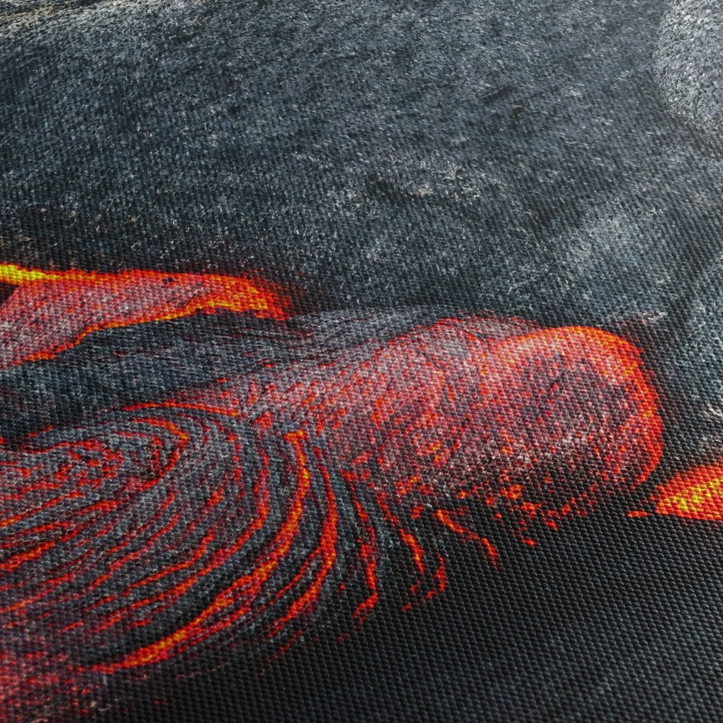 Kép - Láva (órával) (90x30 cm)