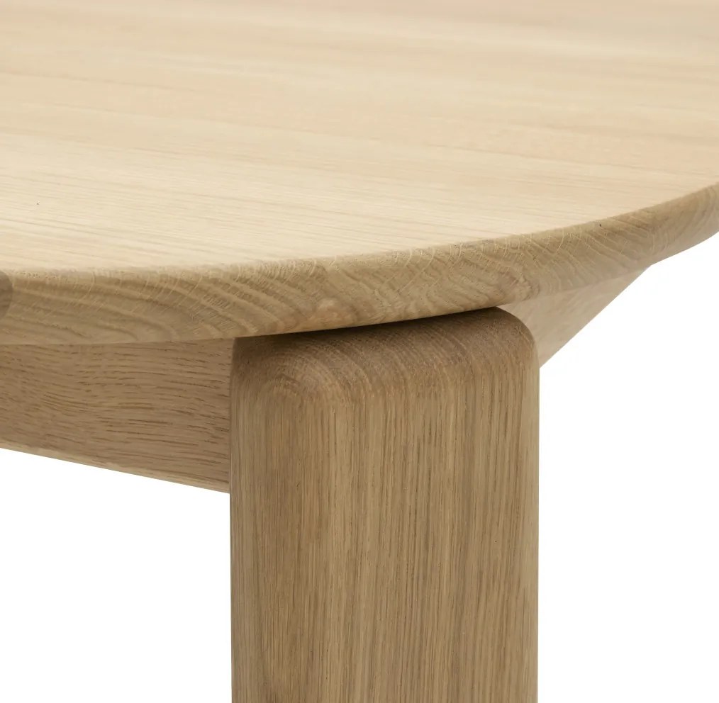 Ovalis bővíthető étkezőasztal