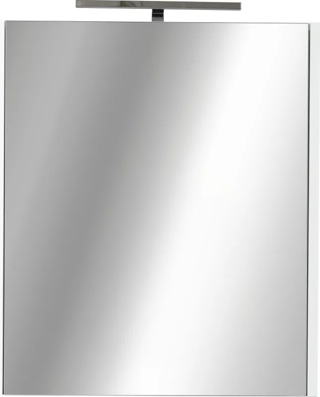 Piramida AKVA 60 H Tükrös fürdőszobai szekrény -1 ajtós kivitel - LED világítással - 60 x 69 x 13 cm