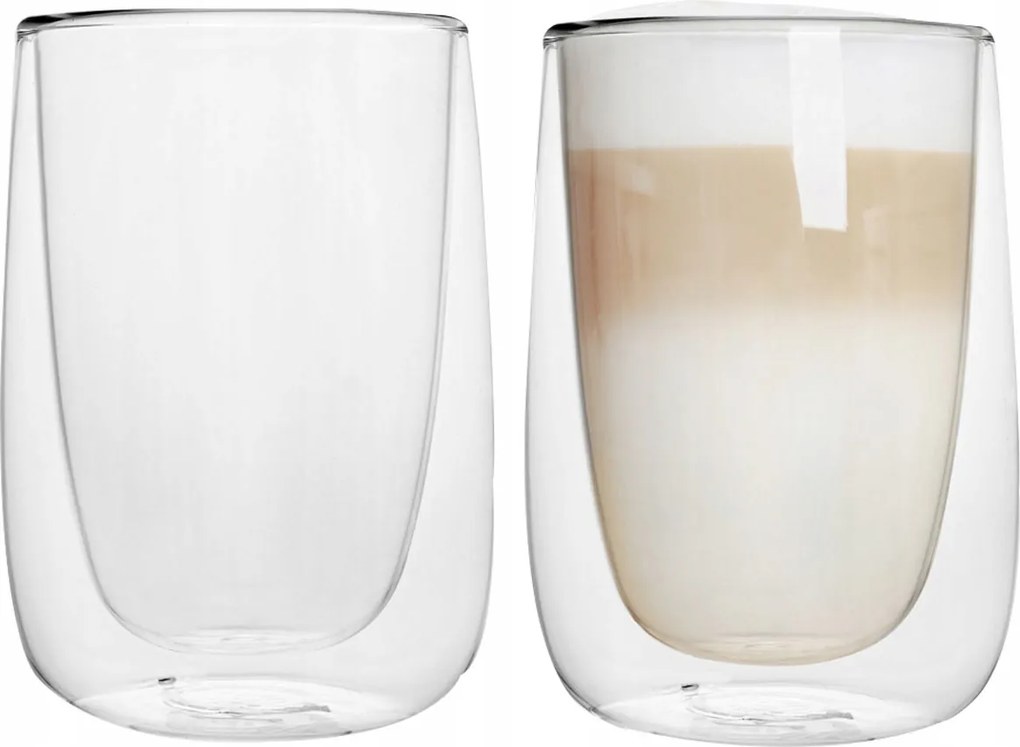 2x Thermo Pohár Latte Kávé Italokhoz 250ml