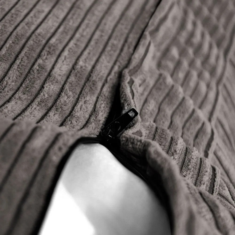 Téglavörös kordbársony babzsákfotel Seat Lounge – SLOWDOWN