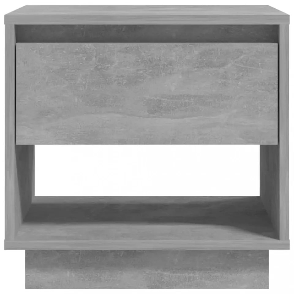 betonszürke szerelt fa éjjeliszekrény 45x34x44 cm