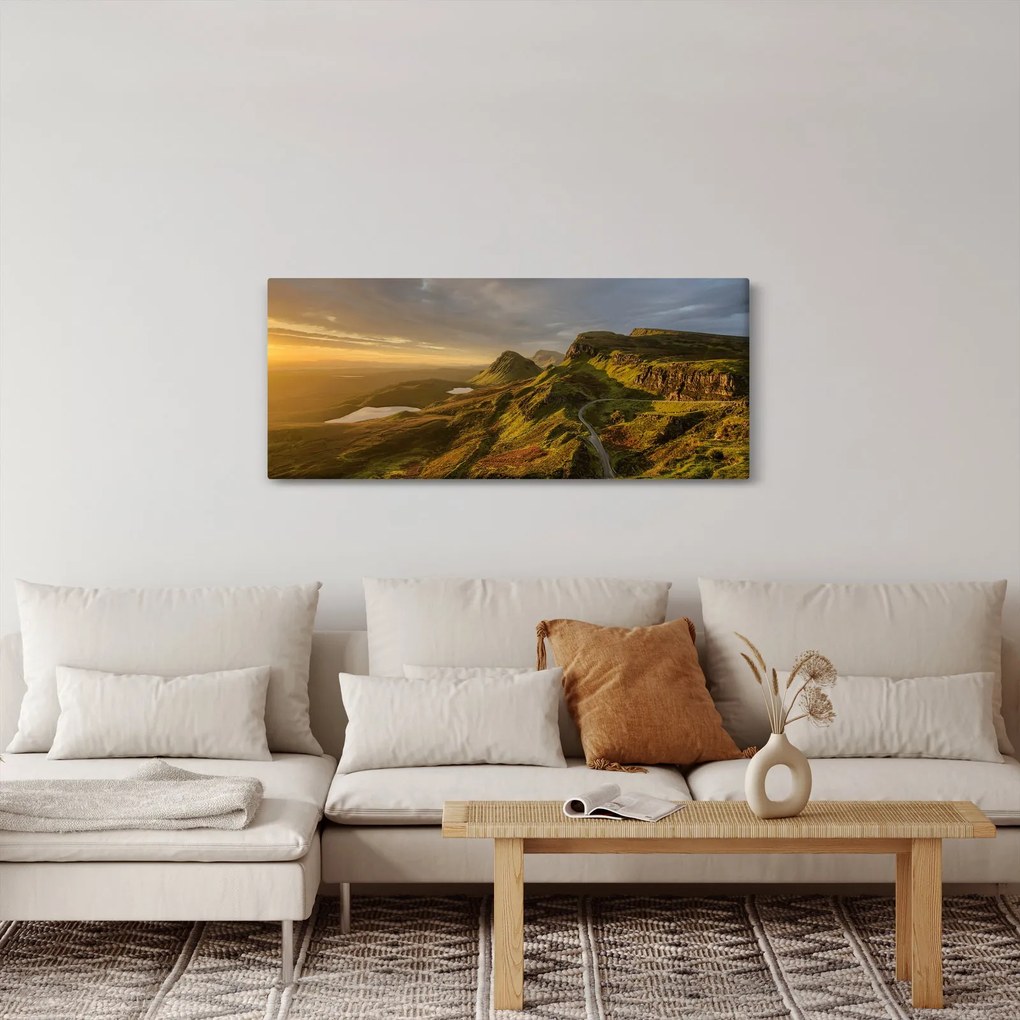 A hegység képe (120x50 cm)