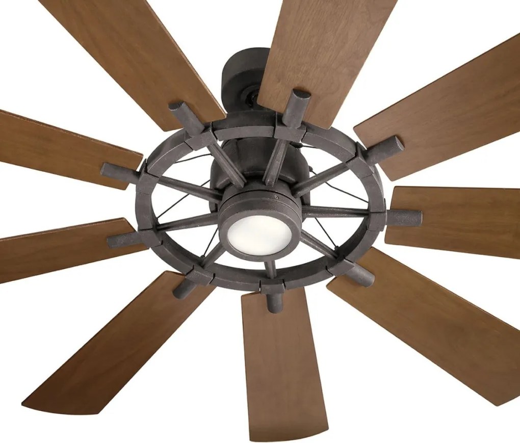 KICHLER KLF-GENTRY-65-WZ GENTRY Ventilátoros lámpa Sötét Dió, Könnyű Dió, Cink LED IP44
