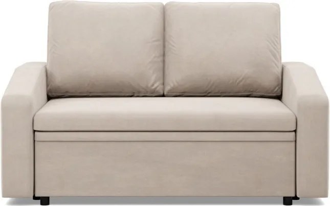 Zeus kanapé, bársony, hab töltet, döntött kartámasz, bézs