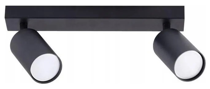 Spotlámpa 2xGU10/35W/230V fekete