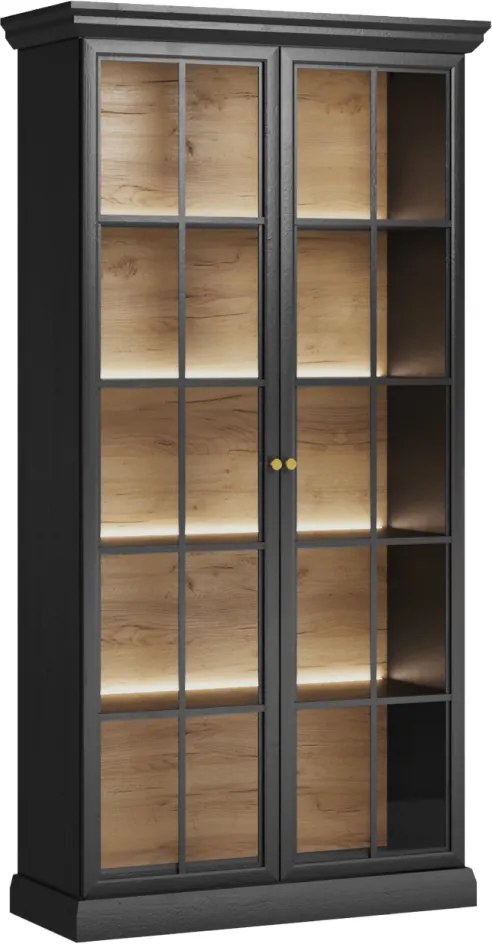 Vitrin, fekete grafit, LOCCA W2D