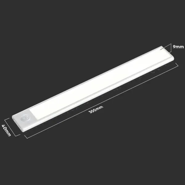 LED alatti lámpa szenzorral LED/1,5W/5V 1500 mAh 4000K