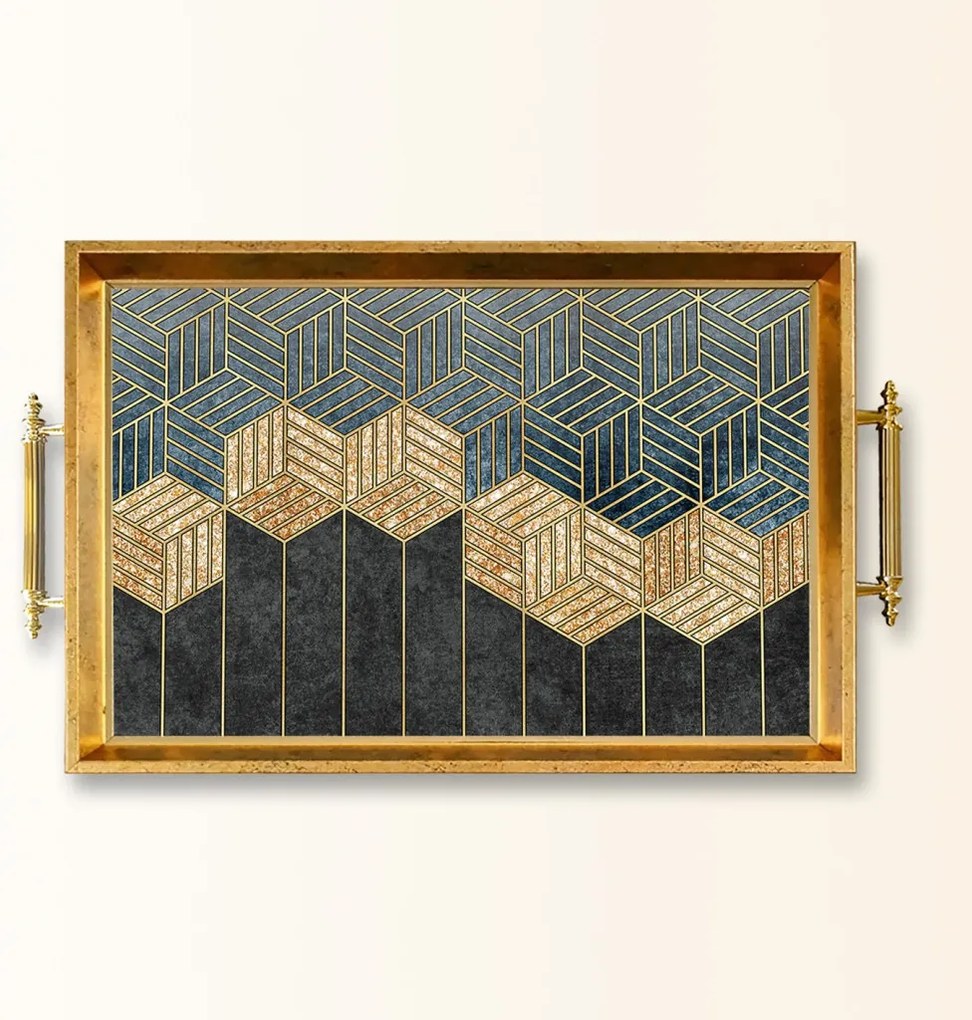 Üveg tálca, 38×24 cm – TPEA9845