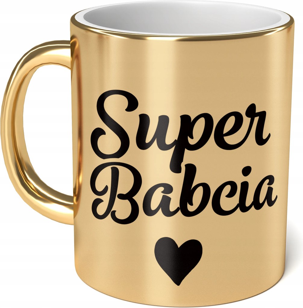 Kerámia bögre Arany 330 ml Nagymama napja Ajándék Szuper Nagymama