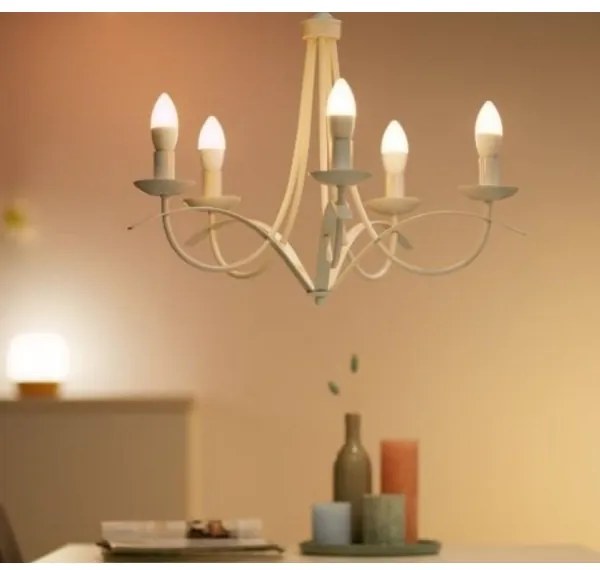 KÉSZLET 2x LED Dimmelhető izzó C37 E14/4,9W/230V 2700-6500K CRI 90 Wi-Fi - WiZ