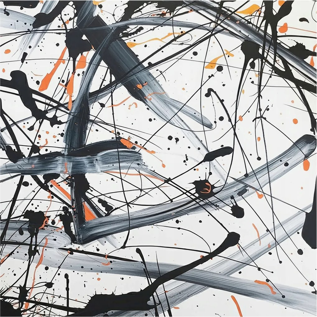 Dekoratív Fotótapéta Hálószobába Energikus káosz 250x250