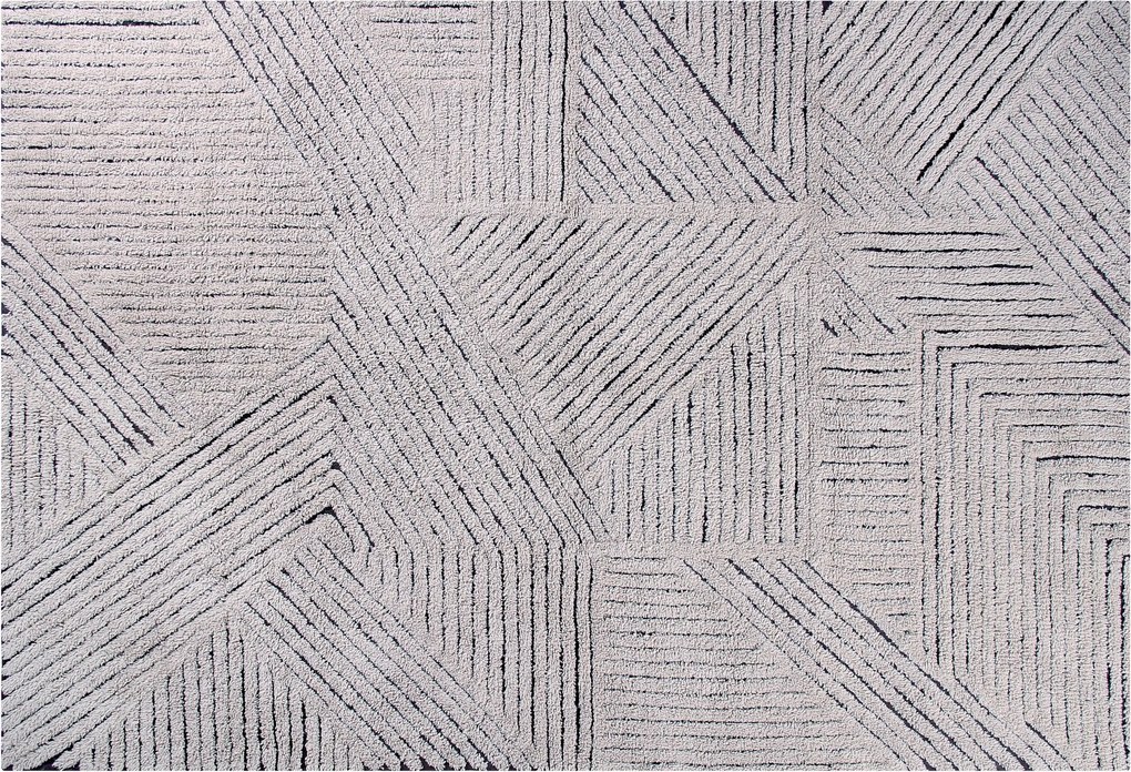 Lorena Canals Gyapjú szőnyeg Black Chia 170x240 cm könnyen mosható