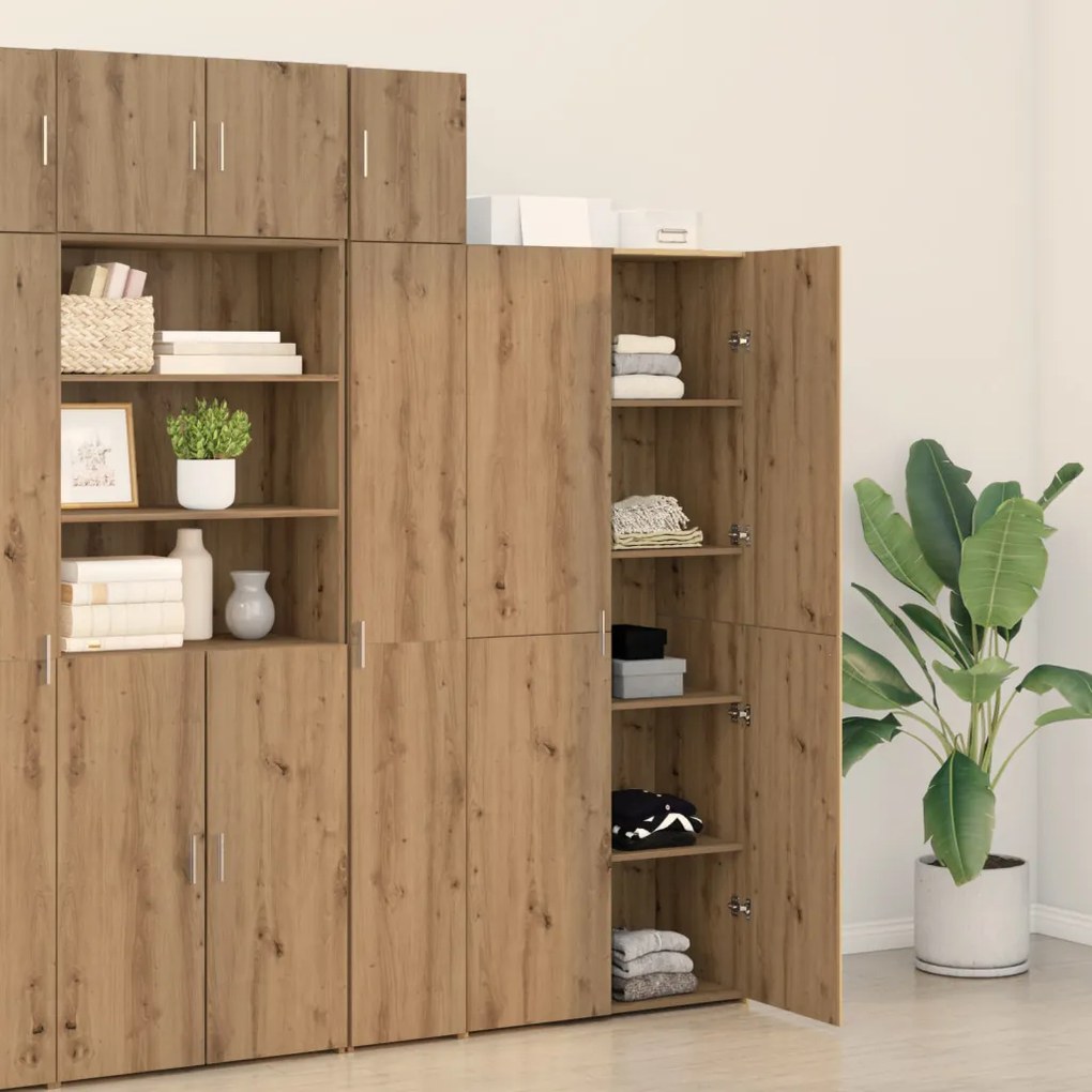 Highboard Kézműves tölgy 40x42.5x185 cm MDF