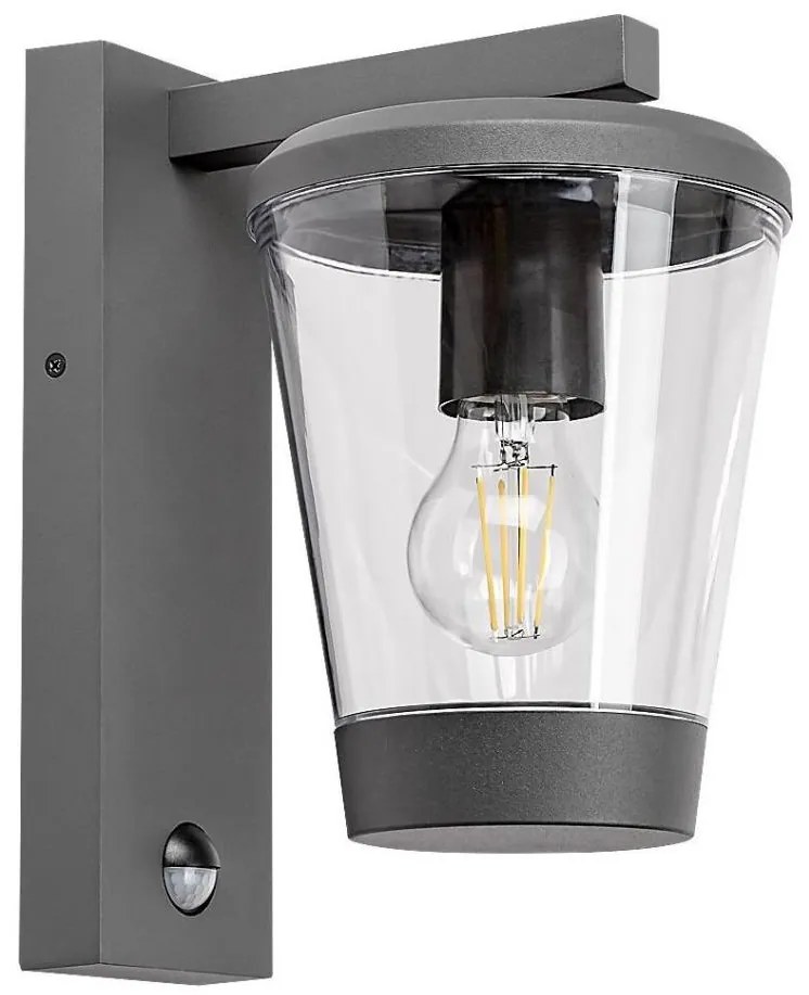 Rabalux Rabalux 7267 - Kültéri érzékelős fali lámpa SAVANO 1xE27/40W/230V IP44 RL7267