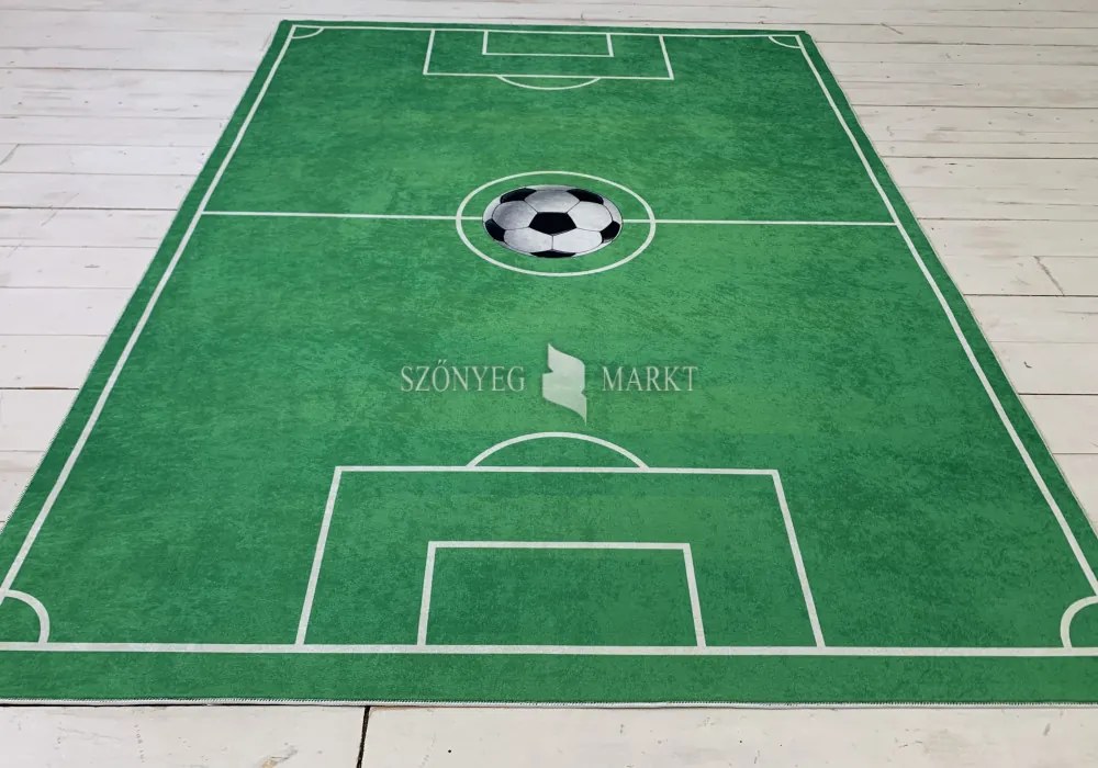 Focipálya mintás gyerekszőnyeg 70x140 cm