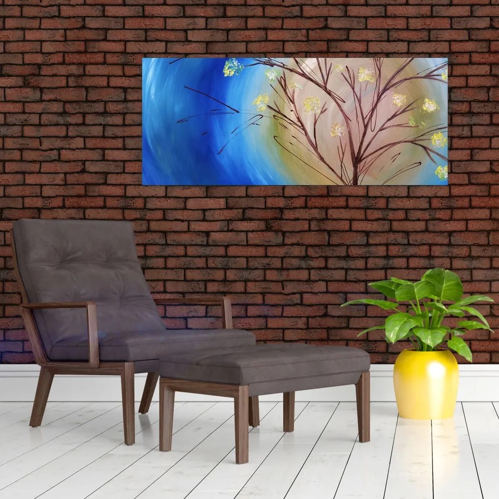 Kép - Napot eltakaró fa (120x50 cm)