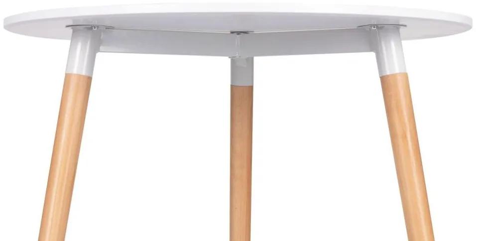 Kör asztal  ANELLO TRIPLE WHITE 80cm