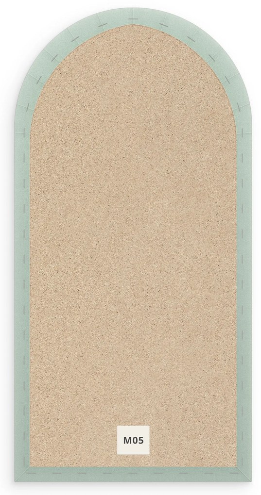 Bársony kárpitozott panel - Íves - 30x60cm Szín: Grafit