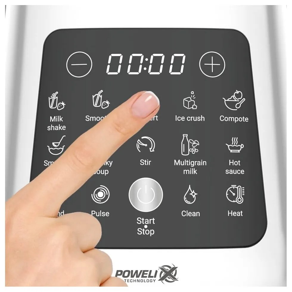 Ezüstszínű asztali mixer Perfectmix Cook BL83SD30 – Tefal