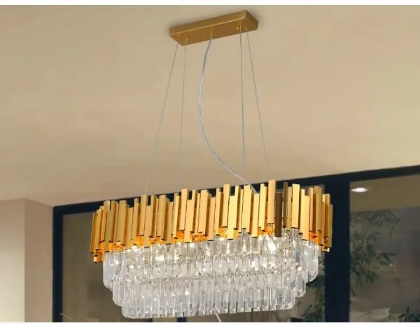 Brilagi - PLAZA kábelen függő csillár 10xE14/40W/230V