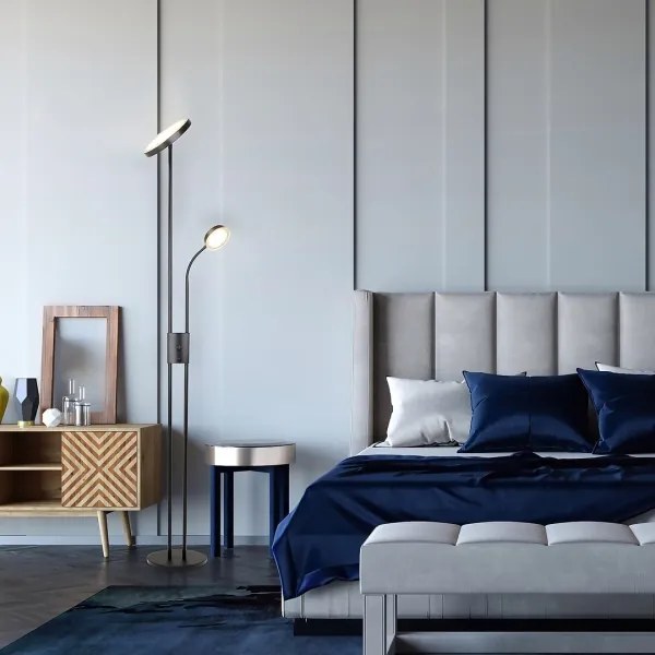 Rabalux 3240-LED Dimmelhető állólámpa OPHUS LED/18,5W/230V + LED/4,5W fekete