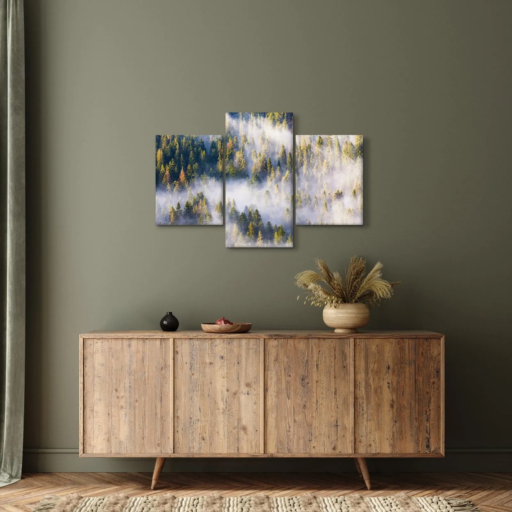 Fák képe a ködben (90x60 cm)