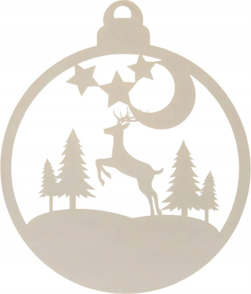 Bomba ajtó ablakra Karácsony medál XL fa karácsonyi