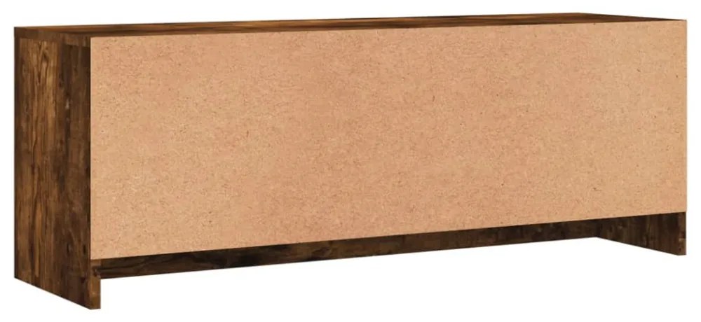 füstös tölgy színű szerelt fa TV-szekrény 102x30x37,5 cm