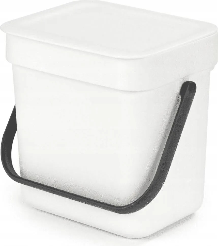 Szemeteskosár Brabantia Sort &amp; Go 6L Fehér