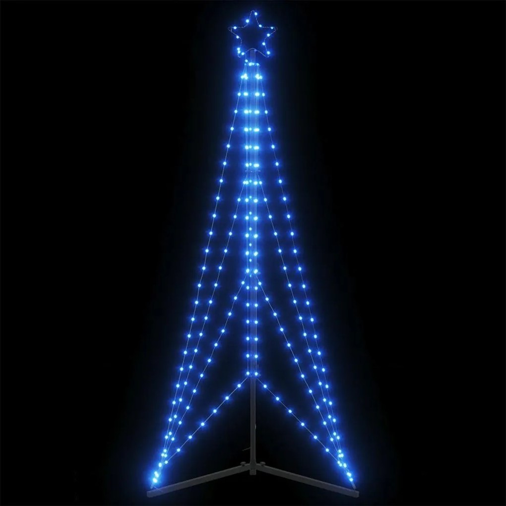kék LED karácsonyfa 363 LED 182 cm