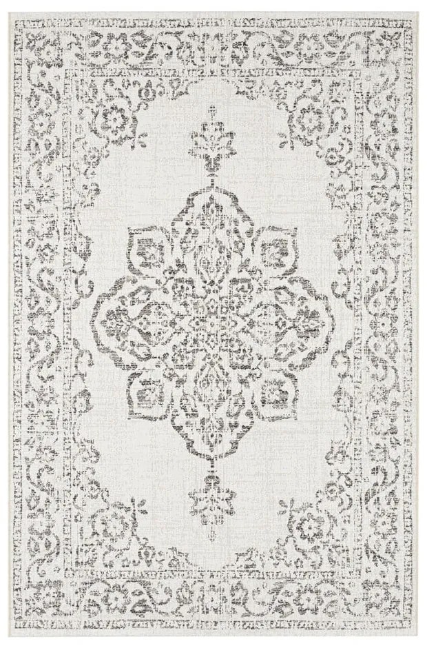 Tilos szürke-krémszínű kültéri szőnyeg, 120 x 170 cm - NORTHRUGS