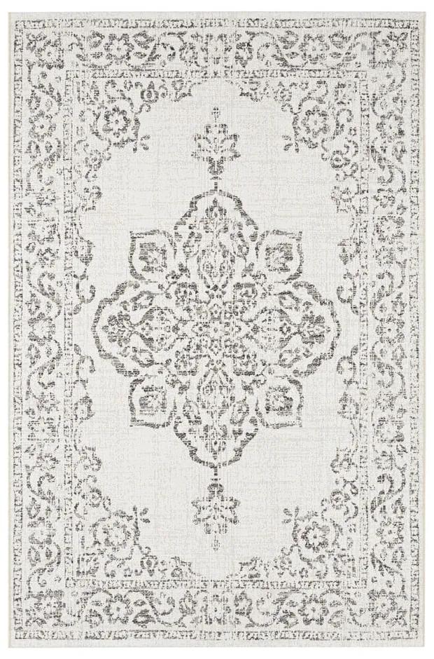 Tilos szürke-krémszínű kültéri szőnyeg, 160 x 230 cm - Bougari