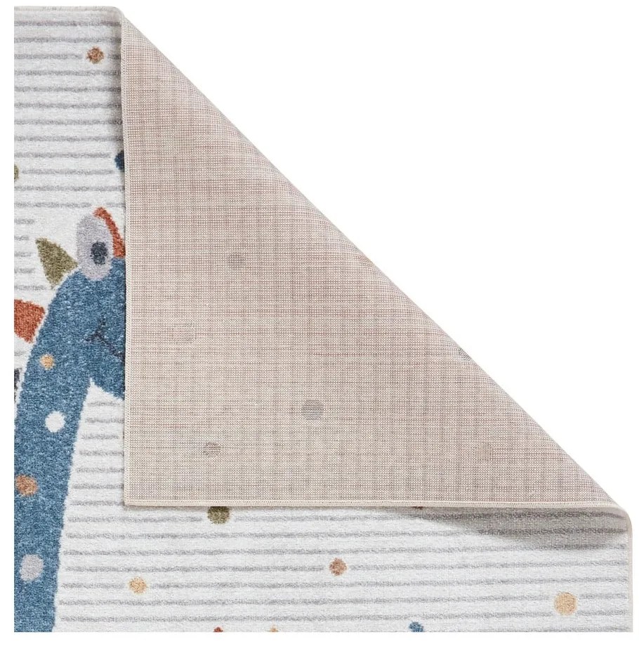 Kék-világosszürke gyerek szőnyeg 120x170 cm Vida Kids Dinosaur – Think Rugs