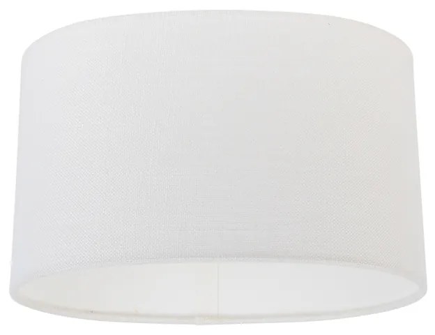 Ovális fehér lenvászon lámpabúra 25/16/15