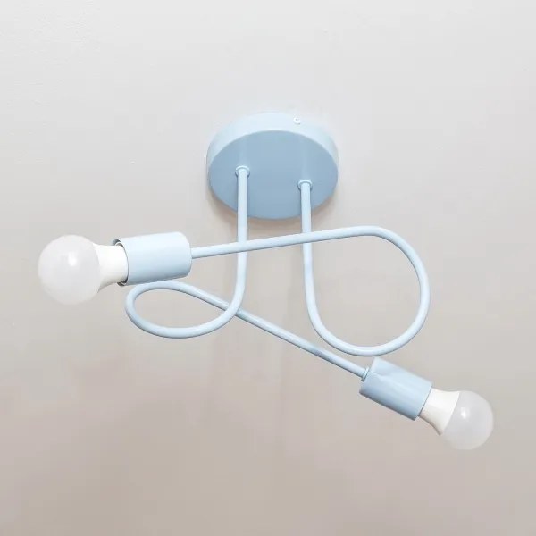 OXFORD felületre szerelt csillár 2xE27/15W/230V kék